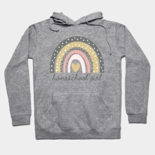 Homeschool Girl Rainbow Hoodie